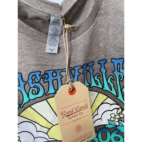 Good Land Supply Co Nashville Since 1806 Tank Top Womens Medium Ash Gray Tee NEW - Picture 3 of 7